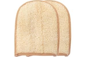 LOOFAH CRAFTS Loofahcrafts - Guante exfoliante natural egipcio de lufa esponja de baño esponja exfoliante esponja exfoliante para el cuerpo