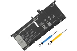 K KYUER 52WH DXGH8 Laptop Akku Replacement für Dell XPS 13 9370 9380 7390 2019 Inspiron 13 7000 7390 7391 7490 5390 5391 Latitude 3301 E3301 Vostro 13 5000 5390 5391 P82G001 P113G001 Notebook Battery