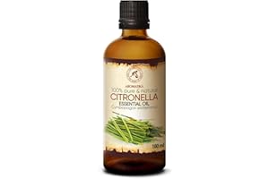 AROMATIKA TRUST THE POWER OF NATURE Olejek Eteryczny Citronella - 100ml - Cymbopogon Winterianus - Czyste Olejki Citronella do Sauny - Lampa Aromatyczna - Aromaterapia - Dyfuzory - Samodzielne Świece - Nawaniania