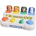 BeFunky Baby Pop Up Toy- Colorful Cause and Effect Toys for Babies 9 Months Montessori Toy Toddler Infant Toys Sensory Interactive for Early Learning Development (Farm Animals)