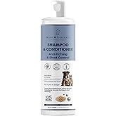 Kahu Naturals Kaşıntı T&uuml;y D&ouml;k&uuml;lme Karşıtı Organik Şampuan Nemlendirici,K&ouml;pek ve Kedi, Yulaf, İnci Proteini, Yeşil&ccedil;ay, Lavanta