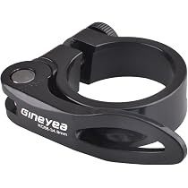 2 Colliers De Serrage Vélo à Dégagement Rapide - Alliage Aluminium 31.8mm - Pour Tige De Selle