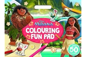 AUTUMN PUBLISHING Disney - Moana: Colouring Fun Pad (Giant Colour Me Pad Disney)
