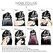 22 Inch Micro Ring Loop Remy Human Hair Extensions Dark Brown #2 Hair Extensions 0.5g*100 Strands