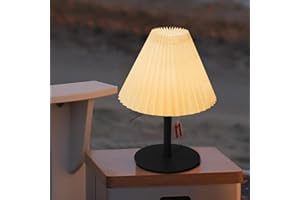 ‎NICEBUY NiceBuy LED Tischlampe Outdoor Akku USB Aufladbar Tischleuchte Kabellos Dimmbar Warmweiß/Kaltweiß Wasserfest Ip44 FüR DraußEn Innen Camping Garten (Stil A)