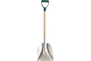 Leborgne, Pelle Auto Dural, Poignée Plastique Ergonomique, Alliage d'Aluminium, Manche Bois 95 cm, Largeur 23 cm, Pour déneiger toutes les surfaces, Faible encombrement, Dural épaisseur 2 mm