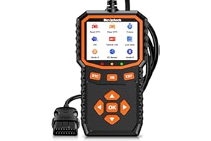 NEXZCHECK OBD2 Diagnosis Coche Scanner OBD: Máquina Diagnosis OBD2 Multimarca Apoya Español - Lector Diagnóstico para Borrar Códigos de Error Controlar Luz Motor Compatible BMW Mercedes Audi Vehículos OBDII