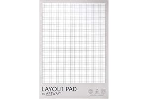 Artway - Skizzenblock mit Raster - 60 g/m² - 35 Blatt - A3