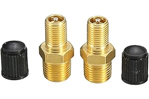 MOMOALA Alamor 1/8Cm Npt Vernickelt Messing Luftkompressor Tank Füllventil Schrader