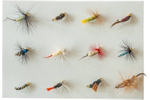 WURMBADEN Goldkopfnymphen Set 12 Goldkopf Nymphen gebunden Forellen Köder Angel Fliegen Larven Imitate Kunstköder Forelle Saibling