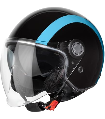 LS2 Sphere Lux II Bloom Jet-Helm – Größe S – In Blau & Pink – Für Motorrad & Roller