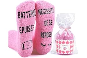 iZoeL Cadeau Femme Chaussettes Femme Cadeau Saint Valentin Petite Amie Épouse Fille, Chocolate Cadeau Femme Fantaisie Gâteau Chaussette Si Tu Vois Ça, Apporte Moi Cadeau Maman Soeur Meilleure Amie