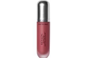 Revlon Ultra HD Mat Lipcolor, Rouge à lèvres Liquide Mat Velouté Léger, tons Rose, Devotion (600), 6 ml