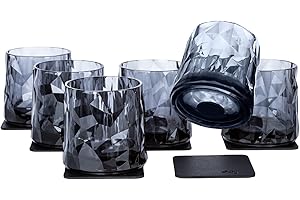 SILWY EINFACH ANZIEHEND. silwy® bicchieri magnetici in plastica high-tech con cuscinetti in gel nano metallici - bicchieri da campeggio antiscivolo, accessori per barche e yacht (Tumbler // Grigio // 0,25 l)