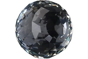 AKOZON Eff ER Taillé Prismes Boule De Verre Home Hôtel Décor Quincaillerie Garnitures Chaud 1Pc 60 / 80mm(80MM/3.15in) Prism Crystal a multifaceted Prism Crystal a multifaceted