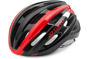 Giro Unisex Foray Road Cycling Helmet, Bright Red/Black, Medium 55-59 cm UK