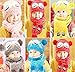 4 Migo Christmas Owl Winter Warm Baby Girls Hat/Scarf Set Knitted Hat Scarf Set (Navy) (Pink) (Pink)