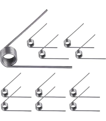 30 Ressorts De Torsion En Acier Inoxydable - Fil 0.5mm, Longueur 58mm | Pour Bricolage, Meubles Et Réparations