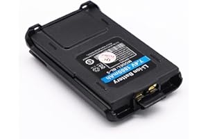 PONDWAY Batteria di ricambio per walkie talkie britannica per radio Baofeng 7,4 V, agli ioni di litio, 1800 mAh, UV-5R, UV-5RA, RB, RD, R+, 7, UV-5R Plus, UV-5RTP, BF-F8HP, BF-F9, UV-5RE Plus, BF-F8,