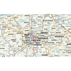 Indien Nord: 1:3 000 000. Einzelkarten: India North 1:3 000 000, Delhi 1:30 000, Mumbai 1:30 000, Kolkata 1:30 000, Jaipur 1:30 000, Agra 1:30 000, ..