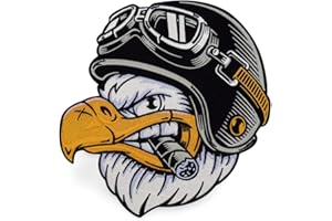 Large Biker Eagle Iron-on Back Patch for Leather Vests | Motorcycle Cowl Patches, America USA Iron-on Patches, Vest Back Patches, Embroidery Patch, Ironable Patch, Badges Finally Home