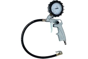 Schneider airsystems Reifenfüll Messgerät RF-RM, Schlauchlänge: 41 cm, Durchmesser Manometer: 60 mm, mit Momentstecker