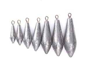 Sauce tipo mar pesca pesos Pack topind plomo Drop Shot peso, la pesca Sinker (, 5 unidades)