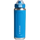Stanley 1913 Wellspring Bottle 0.7L - Azure | 12 Hours Cold - 40 Hours Ice Cream - BPA Free Stainless Steel Water Bottle - Di