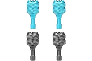 LASUROA 4szt Joysticki do Dronów, Drazki do Kontrolerów Dronów Zamiennik Joysticka Kompatybilne z DJI Mini 3 Pro Akcesoria Inteligentnego Kontrolera DJI RC(Jasnoniebieski i Niebieski)