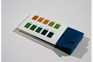 ALCOFERMBREW pH Test Book 100pcs Strips 0.5-5.0 pH - Test Paper for Juice, Wine, Beer, Milk, Whey, Kombucha, Water, Salvia, Urine - Made in Europe