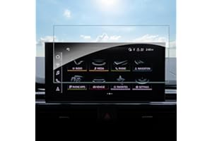 SHAOHAO Car Navigation Screen Protector for Audi A4 B9 2020-2025 & Audi A5 F5 2020-2025 & Audi Q5 FY 2021-2025 GPS Protective Film Scratch-Resistant 9H Anti-Fingerprint Tempered Glass Audi A4