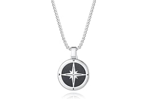 GAVU Collier Homme Pendentif Boussole