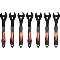 Fixinus Lot De 2 Clés De Moyeu De Vélo - 13/14/15/16 Mm - Clé Conique - Clé De Moyeu De Vélo - En Acier Au Carbone - Pour Réparation De Moyeu De Vélo - 5