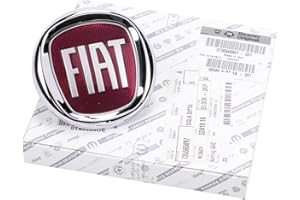 Fiat 735521414 Emblème d'origine Fiat 500 pour coffre/hayon de voiture