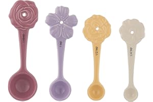 Mason Cash in The Meadow 4er Set Messlöffel Messlöffel Messset zum Backen und Kochen