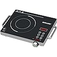 Sonashi SIS-016C Infrared Ceramic Cooker w/Timer, Display, Touch buttons, Adjustable Power, Safety Protection, Portable, Compact | Infrared Cooker| Home Appliance