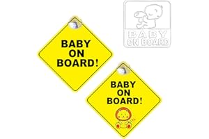 YSDYY 3pcs autocollants de voiture pour enfants, autocollants d'avertissement de sécurité pour enfants logo de voiture pour enfants autocollants de voiture réfléchissants voiture avertissement réfléchissant