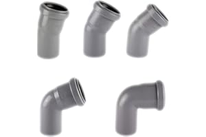 ABFLUSS ROHR SYSTEM HT (Hochtemperatur) > Bogen > passend zu Ostendorf Valsir Marley Airfit > DN 32 bis 160 WUNSCHGRÖSSE einfach auswählen >>> DN 110 Winkel 87 Grad