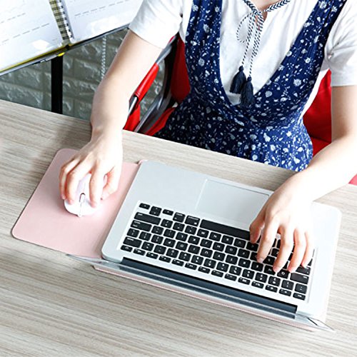MacBook Air 13 Zoll Laptop Hülle, ZXK CO Luxus Mikrofaser Leder Laptop Tasche Wasserresistente Laptop Hülsen Beutel Abdeckung für MacBook Air &Macbook Pro 13.3 Zoll Ultra Dünn Case Cover mit Mauspad - 8