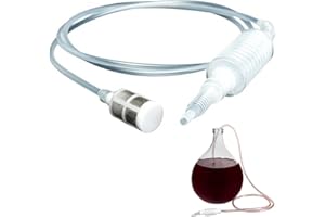 TUKNN Siphon de Brassage, Siphon Filtre Tube, Tuyau Syphon Filter, Brew Tube de Siphon, Tuyau de Siphon en Plastique Qualité Alimentaire, Siphon à Vin Tube, pour Fabrication de Vin et de Bière, 2 Mètres