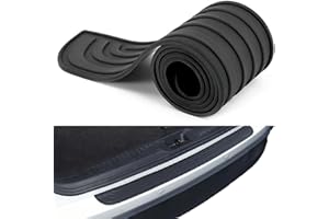 ISSIMOBER Protezione Paraurti Auto, Protezione Paraurti Posteriore, Paracolpi Portiere Auto, Accessori Auto per La Maggior Parte Delle Auto, Suv (90cm*7cm, Nero)