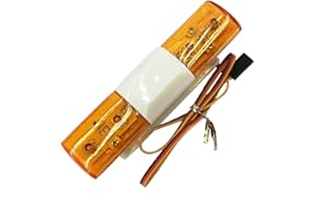 EONANT télécommande Voiture Police lumière, modèle RC Lampe Clignotante rectangulaire LED, pour 1/10 1/8 RC HSP Traxxas Tamiya CC01 4WD Axial SCX10 modèle de Voiture (Jaune)