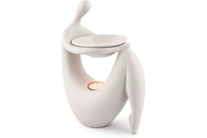 pajoma Lampa zapachowa "Lady" z ceramiki, wysokość 26 cm, biała