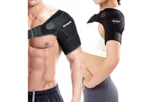 Spinegear Improved Rotator cuff Shoulder Support for Men & Women UK design Injury recovery strap for Right/Left Arm Shoulder brace for Pain Frozen Shoulder Dislocated Joint & Soreness One size