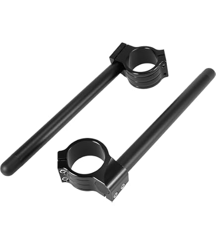 Carkio 41mm Clip On Motorcycle Handlebars,Unniversal CNC Aluminum Fit