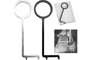 SHUIYUE 2 Pcs Timing Belt Test Tool for PureTech 1.0 and 1.2 PSA Belt Wear Indicator Timing Belt Tools for Citroen, Peugeot, Toyota (Round)