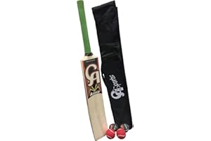 CA King Tapeball Cricket Set (2 Tennis Balls 2 Tape Roll Shoulder Bag & 1 Bat)