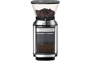 CUISINART Moulin à café pour la maison | 4-18 tasses | 18 réglages de mouture | Différentes intensités d'infusion - espresso, infusion à froid, latte, cappuccino | lavable au lave-vais