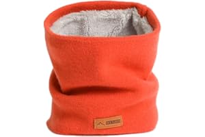 KeliSphere Winter Thermal Fleece Neck Warmer for Men & Women Thick Knit Cold Weather Scarf