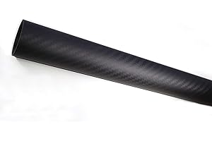 AHL TEC LEONHARDT Carbon Rohr Ø 8mm / Sichtcarbon CFK Kohlefaser Tube 3K Köper/Länge wählbar (500mm)